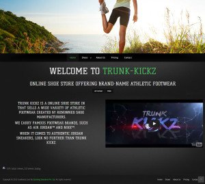 Trunk Kickz Website Designing and Development Solution By Startling Solutions